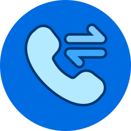 llamada telefónica icono