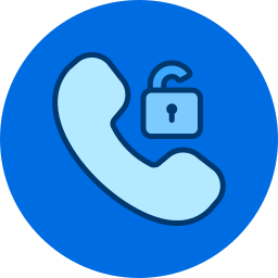 Lock phone icon