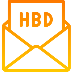 Birthday card icon