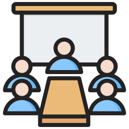 réunion d'affaires Icône