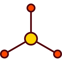 molécula icono