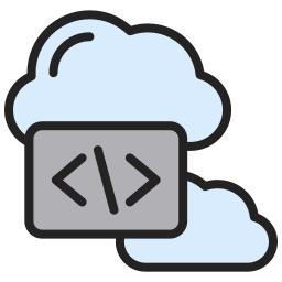 kodowanie w chmurze ikona