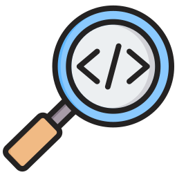 revisión de código icono