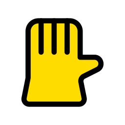 Rubber gloves icon