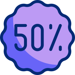 50 procent ikona