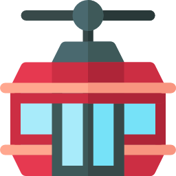 Cable car cabin icon