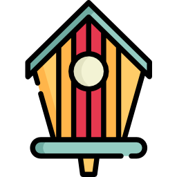 dom dla ptaków ikona