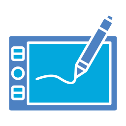 Graphic tablet icon