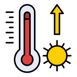 temperatura alta Ícone