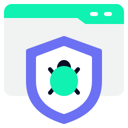 protección de malware icono