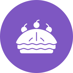 Вишневый пирог иконка