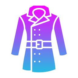 abrigo largo icono
