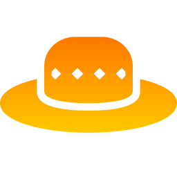 Straw hat icon