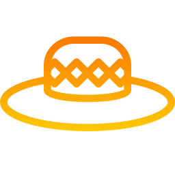 cappello di paglia icona