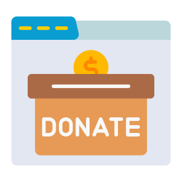 Online donation icon