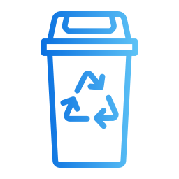 Recycling bin icon