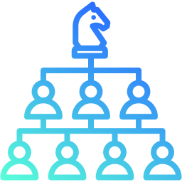 estructura de organización icono