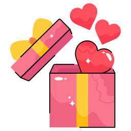 Love gift icon