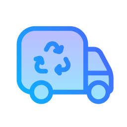 Garbage truck icon