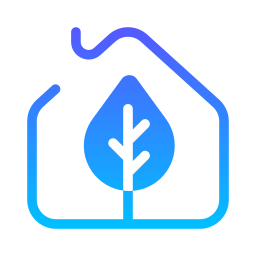 Green home icon