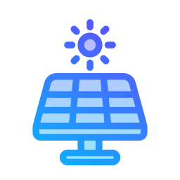 Solar panel icon