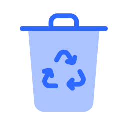 papelera de reciclaje icono