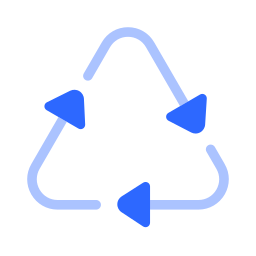 Recycle sign icon