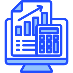 informação financeira Ícone