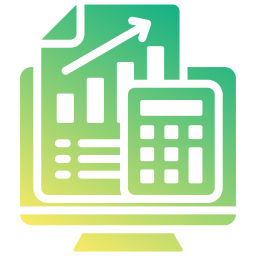 informação financeira Ícone