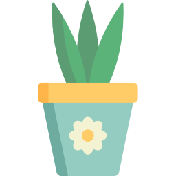 Flower pot icon