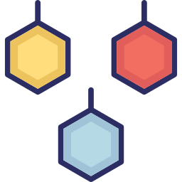 Hexagon sign icon