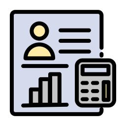 Finance report icon