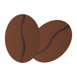 ziarno kawy ikona