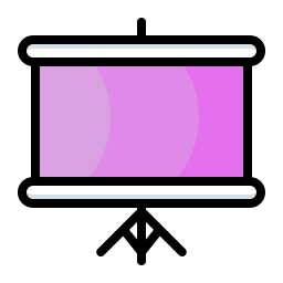 Screen projector icon