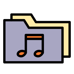 Музыкальная папка иконка