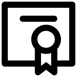 Certificate icon