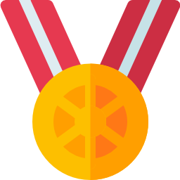 medalla de oro icono