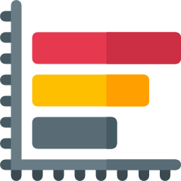 diagramme à bandes Icône