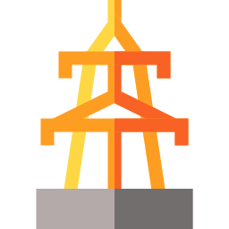 Electric tower icon