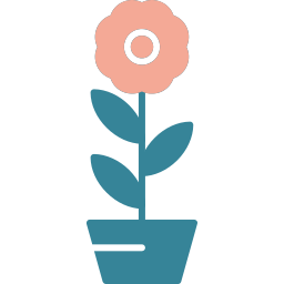 Flower pot icon