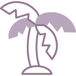 feuille de palmier Icône