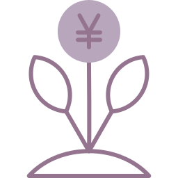 Денежное растение иконка