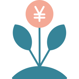 planta de dinero icono