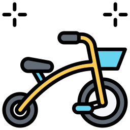 Baby bike icon