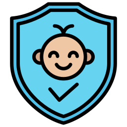 Baby safety icon