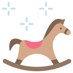 paard speelgoed icoon