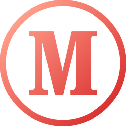 Letter m icon