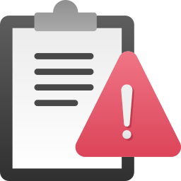 Warning list icon