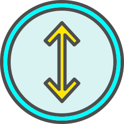 Up and down arrow icon