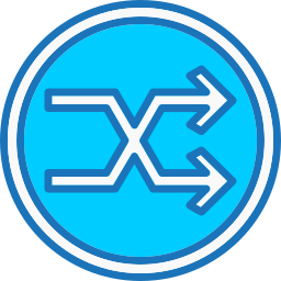 Shuffle arrows icon